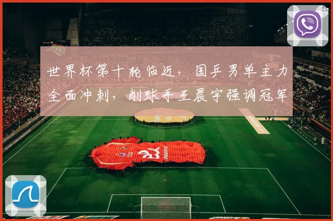 世界杯第十轮临近，国乒男单主力全面冲刺，削球手王晨宇强调冠军争夺不容松懈